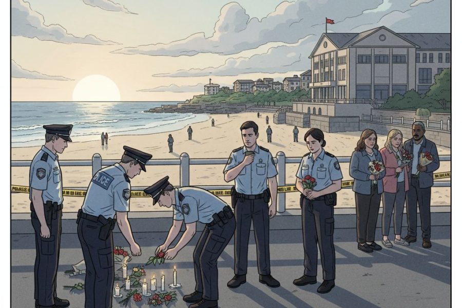 AI로 만든 시드니 본다이 비치 총기 난사 사건 관련 사진 / Gemini(AI) 제공