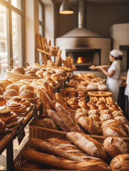 AI로 만든 제과점 내부 / Gemini(AI) 제공