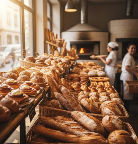 AI로 만든 제과점 내부 / Gemini(AI) 제공