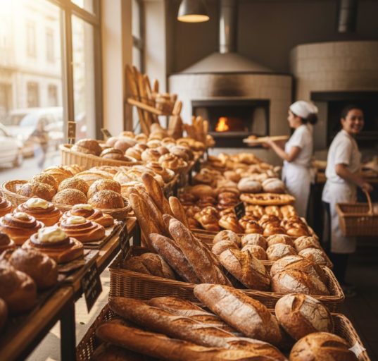 AI로 만든 제과점 내부 / Gemini(AI) 제공