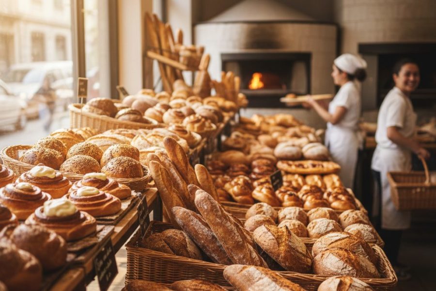 AI로 만든 제과점 내부 / Gemini(AI) 제공