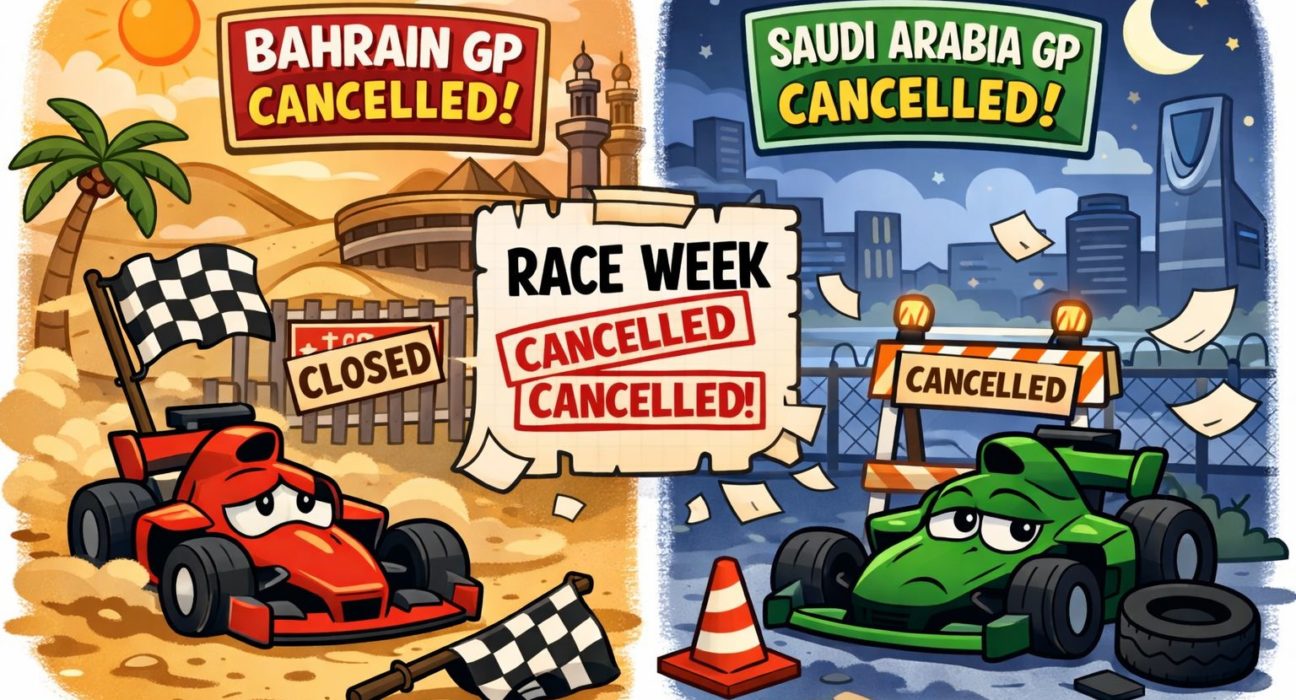 AI로 만든 바레인 그랑프리와 사우디아라비아 그랑프리가 취소된 모습 / ChatGPT(AI) 제공