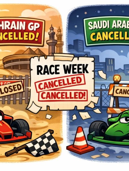 AI로 만든 바레인 그랑프리와 사우디아라비아 그랑프리가 취소된 모습 / ChatGPT(AI) 제공
