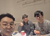 청소년 언론 ‘청라온’의 2026년 세 번째 대면 회의가 끝나고 인증 사진을 찍고 있다. 왼쪽 순으로 최용준 유니엄 자문부단장, 윤시영 국제소통팀장, 안창민 단장이다.