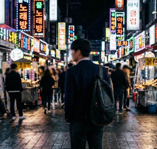 AI로 만든 가출 청소년이 밤에 길거리를 떠돌아다니는 사진 / Adobe Firefly(AI) 제공