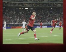 월드컵에서 대한민국 축구 국가대표 팀이 체코 축구 국가대표 팀을 이기는 모습(출처=대한축구협회)