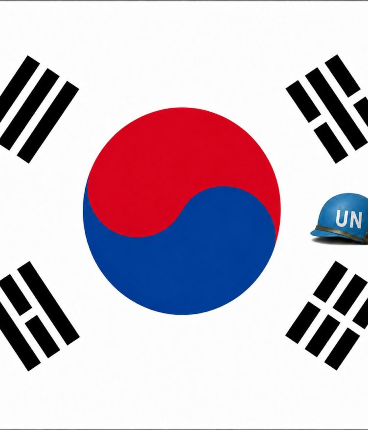 AI로 만든 태극기와 국군과 UN군의 군용 헬멧 그림 / ChatGPT(AI) 제공
