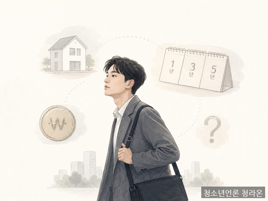 청년 노동과 장기근속에 대한 지원 필요성을 상징적으로 표현한 이미지. / ChatGPT(AI) 제공